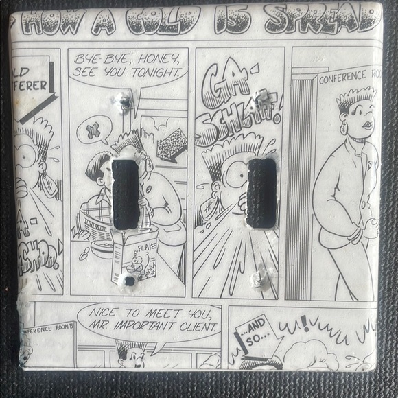 Other - Comic Strip Light Switch Cover